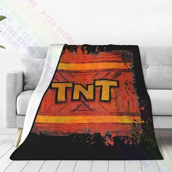 Crash Bandicoot Tnt Box, взривни игралното одеяло, висококачественото спално бельо с двойно предназначение, кърпи за пътуване