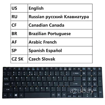 Американската Руската Канадската BR Португалската Арабската Френска Испанска Чешка Клавиатура за Acer TM P255-M -MG -MP-MPG P256-M -MG P273-M -MG