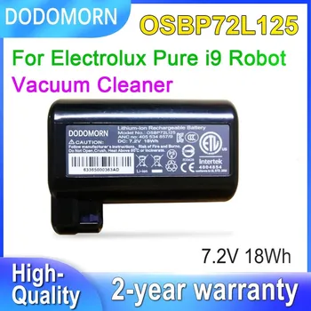 Батерия DODOMORN OSBP72L125 За Робот-Прахосмукачка Electrolux Pure i9 7,2 V 18Wh Замяна С Номер за Проследяване Високо Качество