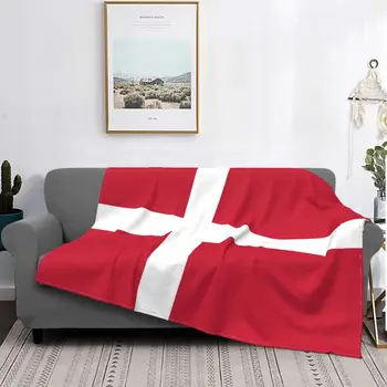 Знаме на Дания Датски патриотични одеяла Флисовое украса на Страната United Топло покривки за легла Покривки за легло за спалня