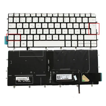 Клавиатура за лаптоп с френската подсветка за Dell XPS 13 13-9370 9317 9380 9305 7390 P82G
