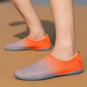 Класически Модерен Оранжеви Чорапи, Водна Обувки за Мъже, Дамски Размери 35-46, бързо съхнещи Водни Маратонки, Мъжки Нескользящая Плажни Обувки За Риболов, Мъжки