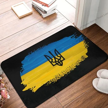 Нескользящий килим за баня с емблемата на Украйна, Фланелевый мат, Мат за дома