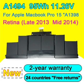 Нова Батерия за лаптоп A1494 MacBook Pro 15