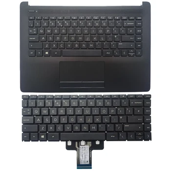 НОВАТА клавиатура за лаптоп HP 14 CM 14T-CM000 14-CK0001TU 14q-cs0000TU UKkeyboard/на Горния капак, Подложки за ръце с най-службата по вписвания