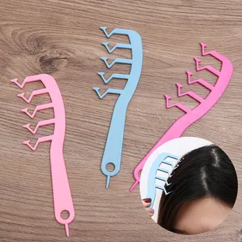 Творчески инструменти за стайлинг на коса във фризьорски салон Незабавен Волюмайзер за коса Z-образна гребен за коса Космата Четка за коса